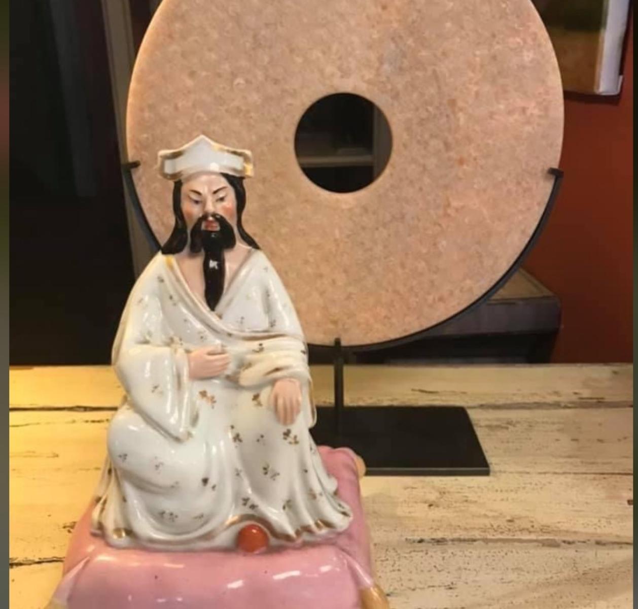 Bi-Disc in pink Marble 